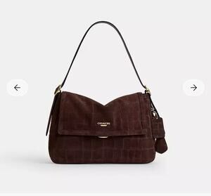 Coach Etta Croc Suede NWT